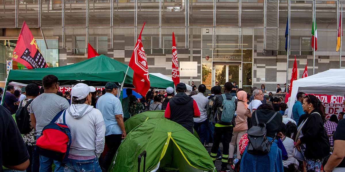 A Roma La Lotta Per Il Diritto Allabitare Terzogiornale